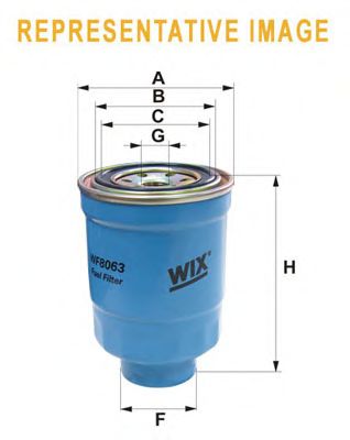 WIX FILTERS wf8063 -  Топливный фильтр
